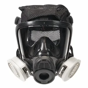 MSA 10083760 Facepiece, Medium, Twin, Silicon, Cloth | CJ7QRW