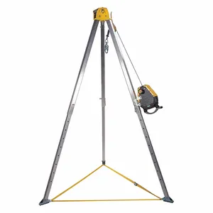 MSA 10163034 Tripod, 50 ft. Stainless Steel Workman Rescuer | CJ7YRL