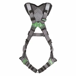 MSA 10194630 Harness, Standard, Back D-Ring, Quick-Connect Leg Strap, Shoulder Padding | CJ7RXR