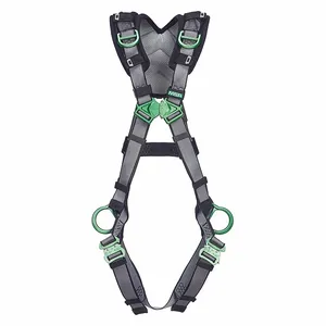 MSA 10194886 Harness, Extra Large, Back Hip Shoulder D Ring, Quick Connect, Shoulder Pad | CJ7TAP