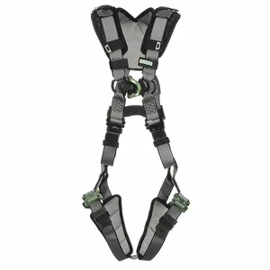 MSA 10194947 Harness, Super Extra Large, Back D Ring, Quick Connect, Shoulder And Leg Pad | CJ7TCV