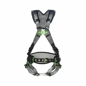 MSA 10195133 Harness, Const, Extra Small, Back And Hip D Ring, Quick Connect, Shoulder Pad | CJ7RPP