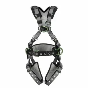 MSA 10195142 Full Body Harness, Climbing/Positioning, Quick-Connect/Tongue, Mating, Xl, Belt | CT3XDB 197EA7