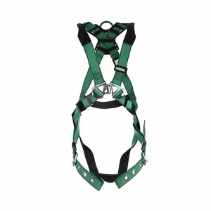 MSA 10197201 Harness, Super Extra Large, Back, Tongue Buckle, Green | CJ7TFC