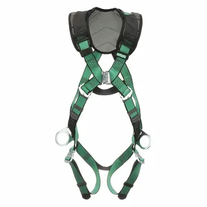 MSA 10206106 Harness, Extra Large, Back D-Ring, Standard, Quick Connect | CJ7RWC