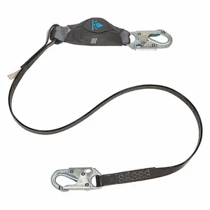 MSA 10206835 Energy-Absorbing Lanyard, Ac, Stainless Steel Snap, 6 ft. Length, Single, CSA | CJ7QDU