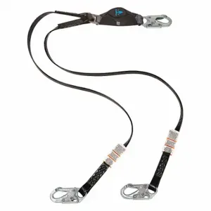 MSA 10207252 Shock-Absorbing Lanyard, Shock Pack, Hot Work, Stainless Steel Snap Hook, 310 Lb Capacity | CT3XJQ 60GU43