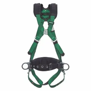 MSA 10207736 Fall Protection Harness, Climbing/Confined Spaces/Positioning, Mating, Size 2XL | CT3XGC 60PT57