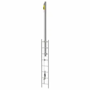 MSA 30914-00 Vertical Ladder Lifeline Kit, Trailing, Steel, Auto, 20 ft Lengthifeline Length | CT3XHE 800D26