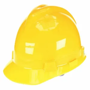 MSA 473285 Hard Hat Front Brim Slotted Pinlock Yellow | AF4FPN 8UWM3