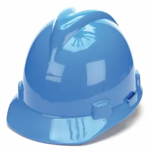 MSA 476928 Hard Hat Front Brim Slotted Pinlock Blue | AF4NHF 9D111