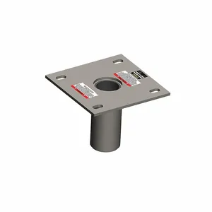 MSA IN-2006 Base, Flush Floor, 3 Inch Size, 304 Stainless Steel | CJ7NCD