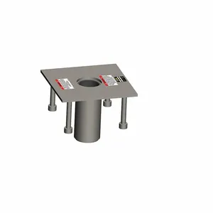 MSA IN-2007 Base, Concrete Floor, 3 Inch Size, 304 Stainless Steel | CJ7NBU