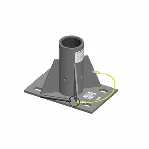 MSA IN-2105 Base, Center Floor, 3 Inch Size, 304 Stainless Steel | CJ7NBN