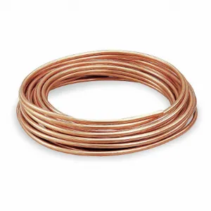 MUELLER INDUSTRIES 616F Copper Tubing, Type L, Coil, 1/4 Inch Size, 60 ft. Length, 0.03 Inch Wall Thickness | CH9XUB 3P665