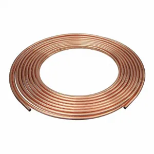 MUELLER INDUSTRIES D 06100P Copper Tubing, Type ACR, Coil, 3/8 Inch Size, 100 ft. Length | CH9XYQ 4WTC1