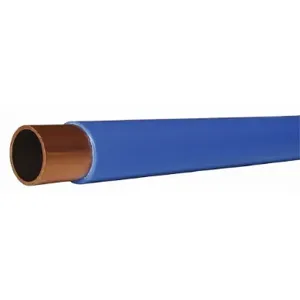 MUELLER STREAMLINE KB06100 Tubing, Copper, 3/4 Inch, Type K, 100 Ft, Coil, Coating Color Blue | CU4TMW 797LR6