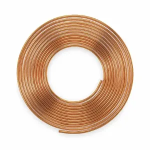 MUELLER INDUSTRIES KS02060 Copper Tubing, Type K, Coil, 1/4 Inch Size, 60 ft. Length, 0.035 Inch Wall Thickness | CH9XXR 2LKK9