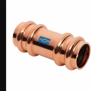 MUELLER STREAMLINE RP10147 Refrigeration Press Fitting, Copper, Press-Fit X Press-Fit, Hnbr O-Ring Material | CU4TLL 787WL9