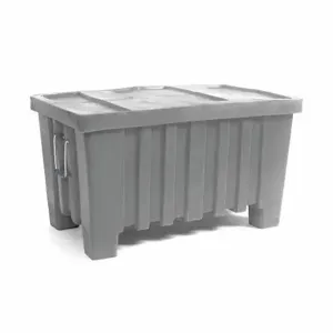 MYTON INDUSTRIES 4LMD2 Container 8.7 Cu.-ft. 350 Lbs. Gray | AD8PQU