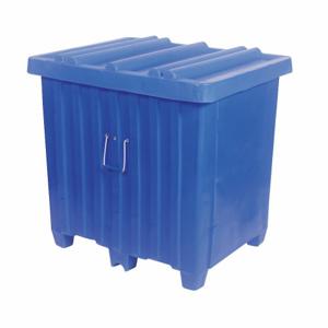 MYTON INDUSTRIES MTH-3BLUE Container 23 Cubic Feet 600 Lb. Blue | AF4LWR 9AM41