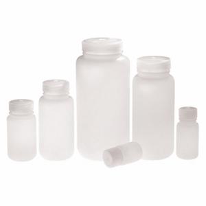 NALGENE PLA-03170 Bottle, 2 oz Labware Capacity - English, HDPE, Includes Closure, Polypropylene, Wide | CT3XPH 56GW53