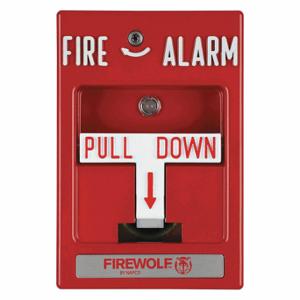 NAPCO FWC-CNV-PULL Fire Pull Station, Marked Fire, Smooth, Surface, 4 Inch Dp, 5 1/2 Inch Length | CV4MBV 54TT19