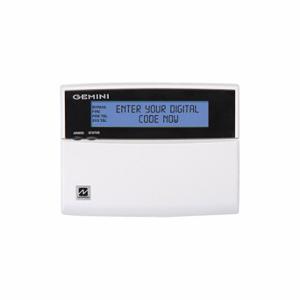 NAPCO GEM-DK1CA Door Style Keypad, Lcd, Stay/Away Buttons, Integral Zone Expander | CT3XTK 54TR29