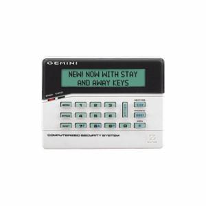 NAPCO GEM-K1CA Wireless Intrusion Keypad, LED, Stay/Away Buttons, Integral Zone Expander | CT3XUG 54TR32