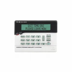 NAPCO GEM-RP1CAE2 Intrusion Keypad, LCD, Integral Zone Expander, Progra mmable Panic Buttons | CT3XUJ 54TR47