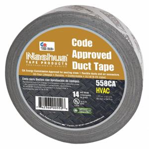 NASHUA 558CA Duct Tape, Nashua, Heavy Duty, 1 7/8 Inch X 60 Yd, Silver, Continuous Roll, Pack Qty 1 | CT3XYU 499L74