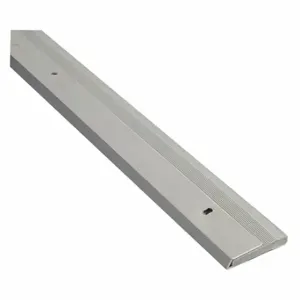 NATIONAL GUARD 102VA-48 Door Sweep, Single Fin, Anodized Aluminum, 1 1/8 Inch Flange Ht, 3/4 Inch Insert Size | CT3YLJ 45AD78