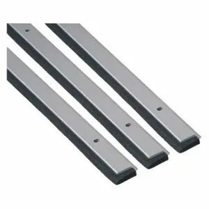 NATIONAL GUARD 133NA-36x84 Door Weather Strip, 7 Ft Overall Lg, 1 3/8 Inch Overall Width, 3/8 Inch Overall Ht, Silver | CT3YPL 53YA83