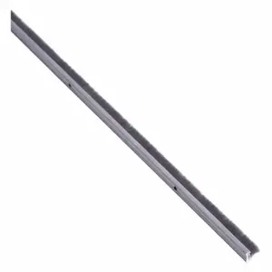 NATIONAL GUARD 136P-84 Door Frame Weatherstrip, Pile, Polypropylene, 32 Deg To 275 Deg F, Aluminum, Black, 7 Ft | CT3YGJ 52WZ49