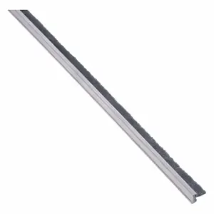 NATIONAL GUARD 136P-96 Door Weather Strip, 8 Ft Overall Lg, 3/8 Inch Overall Width, 1/2 Inch Overall Ht, Silver | CT3YQJ 53YA64