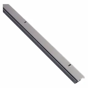 NATIONAL GUARD 137SA-84 Door Frame Weatherstrip, Hollow Bulb, Silicone, -100 Deg F, Aluminum, Gray, 7 Ft | CT3YFR 52WZ53