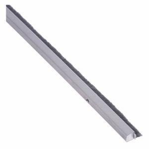 NATIONAL GUARD 143PA-96 Door Weather Strip, 8 Ft Overall Lg, 3/8 Inch Overall Width, 3/4 Inch Overall Ht, Silver | CT3YQK 53YA92