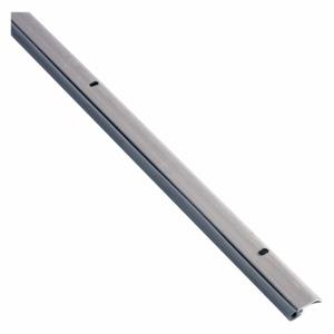 NATIONAL GUARD 156V-36 Door Frame Weatherstrip, Hollow Bulb, Vinyl, 0 Deg To 140 Deg F, Aluminum, Gray, 3 Ft | CT3YFX 52WZ55