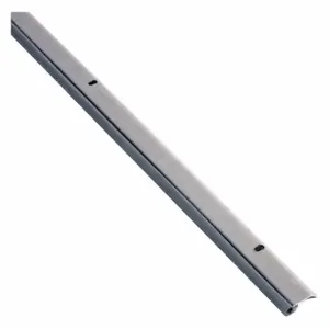 NATIONAL GUARD 156V-48 Door Frame Weatherstrip, Hollow Bulb, Vinyl, 0 Deg To 140 Deg F, Aluminum, Gray, 4 Ft | CT3YGA 52WZ56