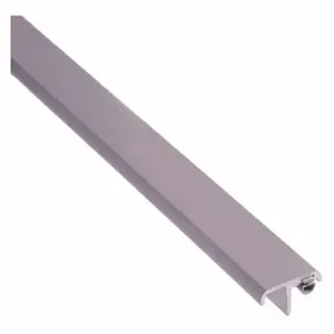 NATIONAL GUARD 158VA-96 Perimeter Door Seal, Hollow Bulb, Vinyl, 0 Deg to 140 Deg F, Aluminum, Gray, 8 ft | CT3YQN 52WZ60