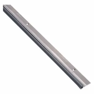 NATIONAL GUARD 160V-84 Door Frame Weatherstrip, Hollow Bulb, Vinyl, 0 Deg To 140 Deg F, Aluminum, Gray, 7 Ft | CT3YGD 52WZ70