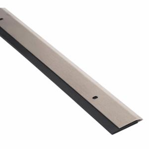 NATIONAL GUARD 200NSS-36 Door Sweep, Single Fin, Stainless Steel, 1 1/4 Inch Flange Ht, 7/16 Inch Insert Size | CT3YMA 45NW14