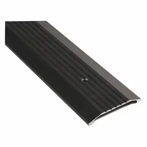 NATIONAL GUARD 424DKB-36 Saddle Threshold, Fluted Top, Anodized, 4 Inch Width, 1/2 Inch Height, 3 ft Length | CT3ZJE 44ZZ07