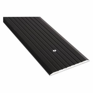 NATIONAL GUARD 513HDDKB-48 Saddle Threshold, Fluted Top, Anodized, 5 Inch Width, 1/4 Inch Height, 4 ft Length | CT3ZNR 44ZZ40
