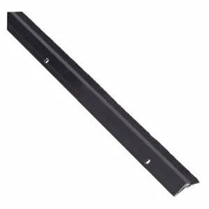 NATIONAL GUARD 602DKB-96 Door Frame Weatherstrip, Brush, Nylon, -70 Deg To 425 Deg F, Aluminum, Gray, 8 Ft | CT3YFE 52WZ83