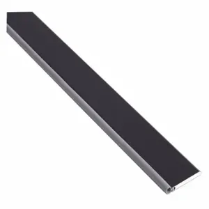 NATIONAL GUARD 705VDKB-36 Door Frame Weatherstrip, Hollow Bulb, Vinyl, 0 Deg To 140 Deg F, Aluminum, Gray, 3 Ft | CT3YFW 52WZ88