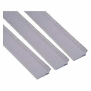 NATIONAL GUARD 706A-48x84 Door Weather Strip, 7 Ft Overall Lg, 1 7/8 Inch Overall Width, 1/2 Inch Overall Ht, Silver | CT3YPP 53YA90