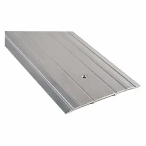 NATIONAL GUARD 713-48 Saddle Threshold, Fluted Top, Mill, 7 Inch Width, 1/4 Inch Height, 4 ft Length | CT3ZNP 45AA38