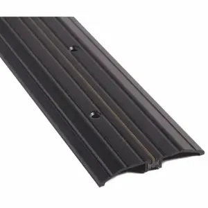 NATIONAL GUARD 8424DKB-48 Door Threshold, Fluted Top, Anodized, 4 Inch Width, 1/2 Inch Ht, 48 Inch Length | CT3ZFK 45VT96