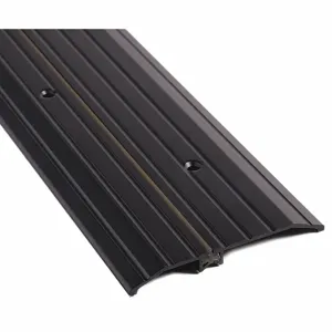 NATIONAL GUARD 8425DKB-36 Door Threshold, Fluted Top, Anodized, 5 Inch Width, 1/2 Inch Ht, 36 Inch Length | CT3ZND 45VU02